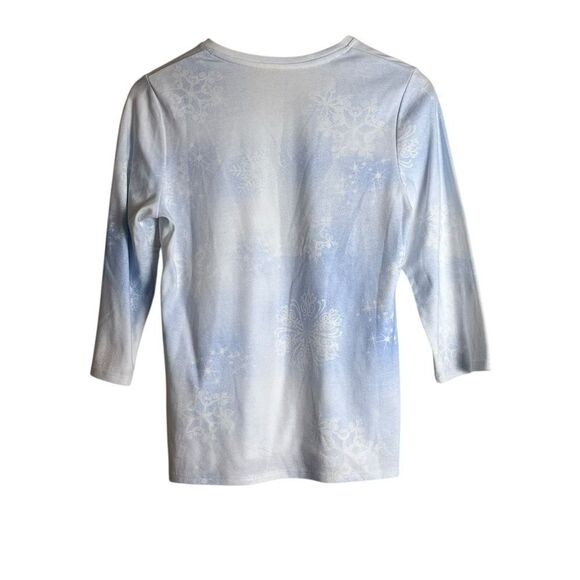 3 for $30! Alia winter graphic‎ shirt. Size small - Picture 5 of 6